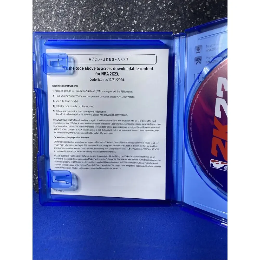 NBA 2K23 Sony PlayStation 5 NBA Sports Video Game